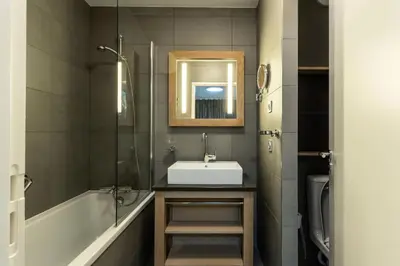 Salle de bains dans l'établissement Résidence Les Monarques - MONARQUES 905 MAE-0151