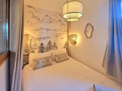 Un ou plusieurs lits dans un hébergement de l'établissement Le Nuage - 2050 Belle Plagne, F2 Ski aux pieds
