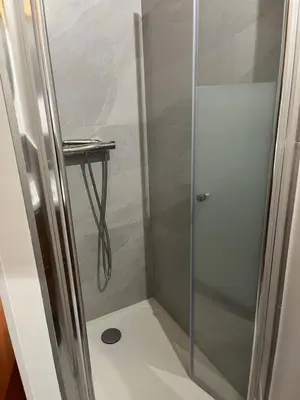 Salle de bains dans l'établissement Duplex 6 pers Tignes le lac