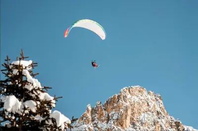 Clients de l'établissement Arcs 1800 Résidence Bellecote Studio 4 personnes et 1 bébé skis aux pieds