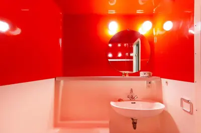 Salle de bains dans l'établissement Résidence Lauzieres - Studio 5 personnes pied des pistes MAE-5284