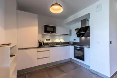 Cuisine ou kitchenette dans l'établissement Résidence L'ecrin - ECRIN A21 MAE-5761