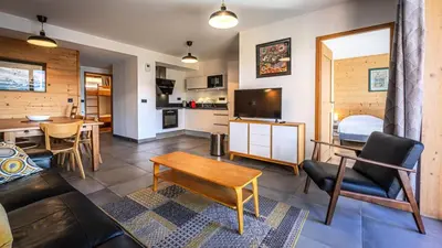 Cuisine ou kitchenette dans l'établissement Résidence L'ecrin - ECRIN A22 MAE-0131