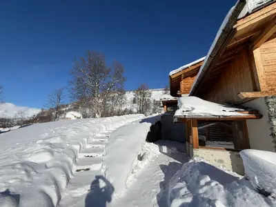 L'établissement 3 Chalets Paradiski, les Arcs Peisey Vallandry - 10 personne x 3 en hiver