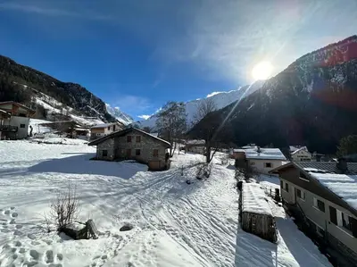 Paysage naturel près de le chalet
