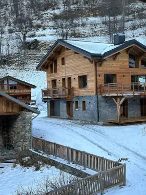 L'établissement CHALET BELLECOTE 1500 - 12 personnes PEISEY NANCROIX - LES ARCS - LA PLAGNE - PARADISKI en hiver