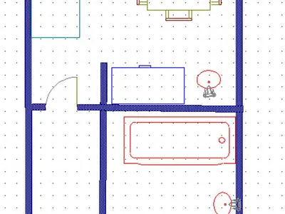 Plan de l'établissement Studio charmant à Val d'Isère proche centre et pistes - FR-1-411-965