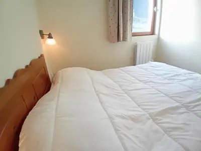 Un ou plusieurs lits dans un hébergement de l'établissement Terrasses D 404 PARC NAT VANOISE appart 6 pers