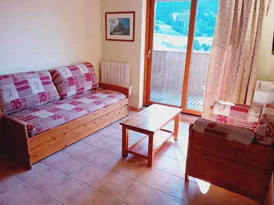 Un ou plusieurs lits dans un hébergement de l'établissement Terrasses D 305 PARC NAT VANOISE appart 4 pers