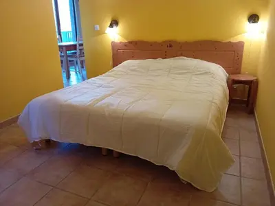 Un ou plusieurs lits dans un hébergement de l'établissement Terrasses E 404 PARC NAT VANOISE appart 6 pers