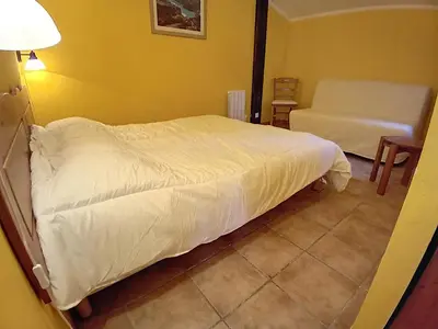 Un ou plusieurs lits dans un hébergement de l'établissement Terrasses E 404 PARC NAT VANOISE appart 6 pers