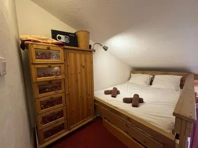 Un ou plusieurs lits dans un hébergement de l'établissement RPP B124 - Apt 6pers - pied des pistes