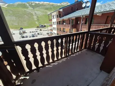 Vue générale sur la montagne ou vue sur la montagne depuis l'appartement