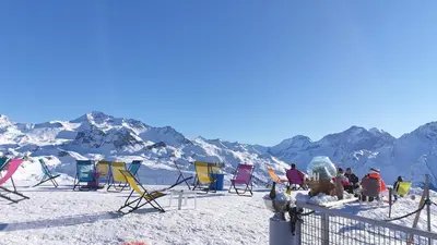L'établissement Chalet Les Barmés en hiver