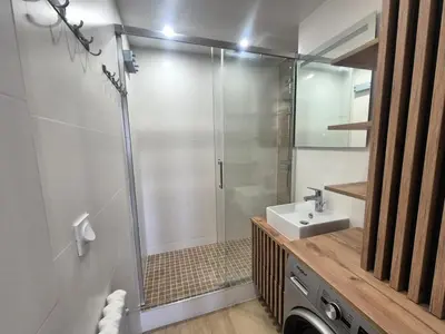 Salle de bains dans l'établissement Résidence Pontet B - Appartement rénové · Wifi · Balcon · Pied pistes MAE-1751