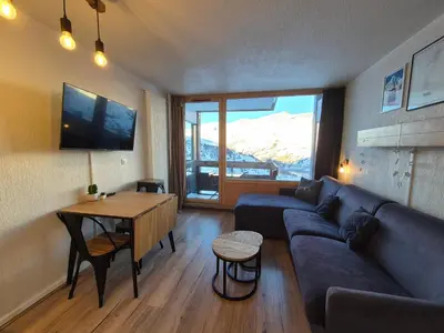 Vue générale sur la montagne ou vue sur la montagne depuis l'appartement