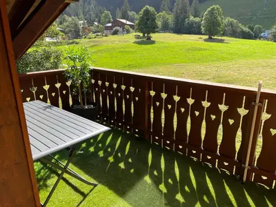 Jardin de l'établissement Bel appartement proche pistes et randonnées
