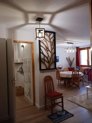 Coin salon dans l'établissement Aussois 4 personnes