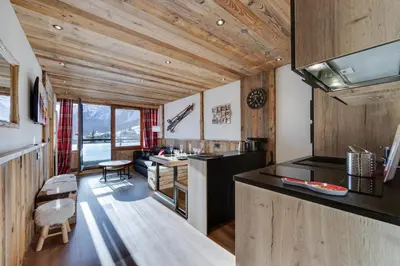 Cuisine ou kitchenette dans l'établissement Villaret D 411