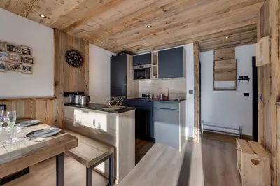Cuisine ou kitchenette dans l'établissement Villaret D 411