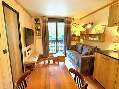 Cuisine ou kitchenette dans l'établissement RPP C213 - Charmant appt 4pers-Ski aux pieds