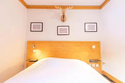 Un ou plusieurs lits dans un hébergement de l'établissement Résidence Le Criterium - Résidence Le Critérium 3Chalet E Appartement 5 MAE-7731