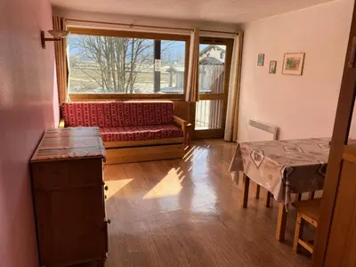 Coin salon dans l'établissement Résidence Albaron - Studio coin montagne - 4 personnes MAE-7801