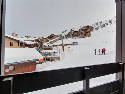 L'établissement Studio-cabine rénové 4 pers, balcon, Belle Plagne - FR-1-455-264 en hiver