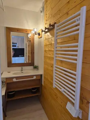 Salle de bains dans l'établissement HB 1613 - Beau T2, 5pers, ski aux pieds