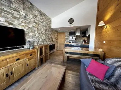 Plan de l'établissement Appartement spacieux 11 pers, 3 ch, parking, ski aux pieds - FR-1-351-251