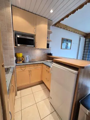 Cuisine ou kitchenette dans l'établissement BEC 562 - Beautiful apt 4pers - Tignes le Lac