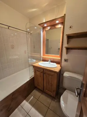 Salle de bains dans l'établissement BEC 562 - Beautiful apt 4pers - Tignes le Lac