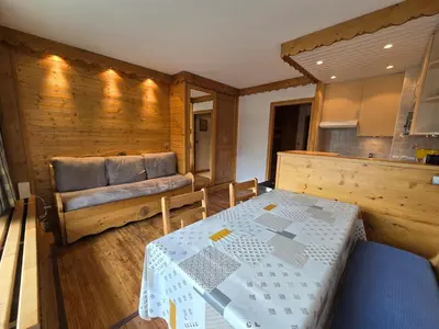 Cuisine ou kitchenette dans l'établissement BEC 562 - Beautiful apt 4pers - Tignes le Lac
