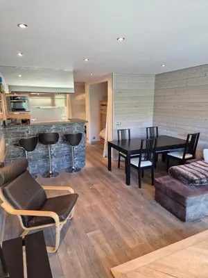 Coin salon dans l'établissement BEC 563 - Beautiful apartment T2 lake view