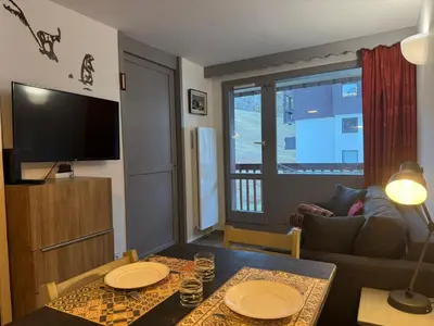 Télévision ou salle de divertissement dans l'établissement HB 3031 - Tignes Val Claret Hameau du Borsat