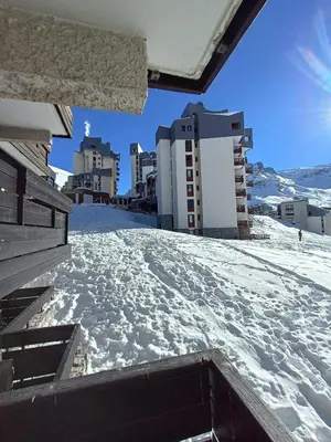 Vue générale sur la montagne ou vue sur la montagne depuis l'appartement