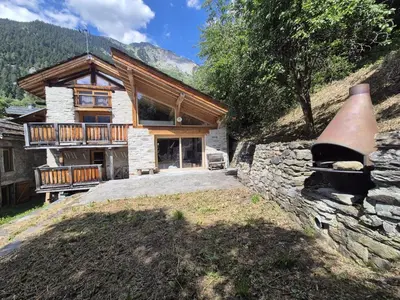 Paysage naturel près de le chalet