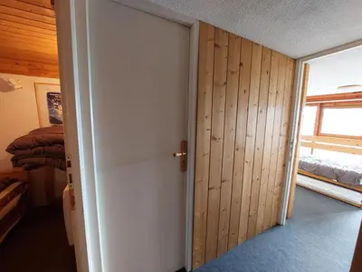 Un ou plusieurs lits dans un hébergement de l'établissement Résidence Vogel - Appartement 2 pièces 5 personnes en duplex, proche des pistes dans le village de Charmettoger à Arc 1800 MAE-1753