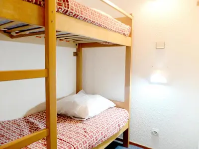 Un ou plusieurs lits dans un hébergement de l'établissement Résidence Hameau Du Borsat 3 - Appartement confortable · Ski au pied MAE-3684