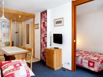 Un ou plusieurs lits dans un hébergement de l'établissement Résidence Hameau Du Borsat 3 - Appartement confortable · Ski au pied MAE-3684
