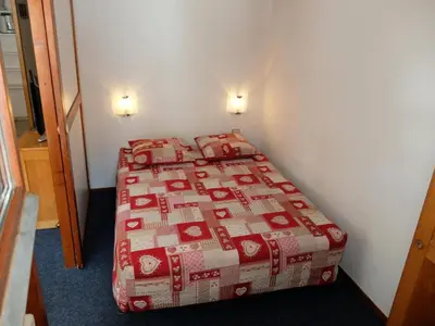 Un ou plusieurs lits dans un hébergement de l'établissement Résidence Hameau Du Borsat 3 - Appartement confortable · Ski au pied MAE-3684