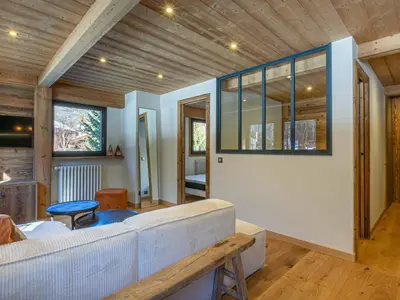 Coin salon dans l'établissement Appartement haut de gamme, 4 pers, wifi - FR-1-694-370