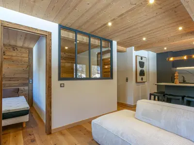 Un ou plusieurs lits dans un hébergement de l'établissement Appartement haut de gamme, 4 pers, wifi - FR-1-694-370