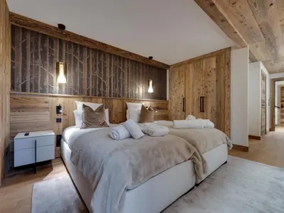Un ou plusieurs lits dans un hébergement de l'établissement Appartement de standing Val d'Isère, 12 pers, animaux admis - FR-1-567-135