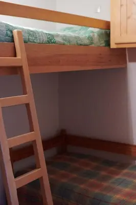 Un ou plusieurs lits dans un hébergement de l'établissement Studio cosy Plan Peisey 1600m