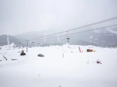 L'établissement Apartment with balcony for 6 people en hiver