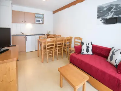 Cuisine ou kitchenette dans l'établissement Apartment Termignon 50m from Ski Lift
