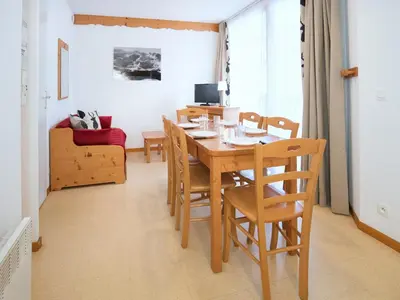 Télévision ou salle de divertissement dans l'établissement Apartment in Termignon near Ski Slopes