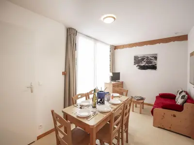 Coin salon dans l'établissement Apartment with parking for 5 people