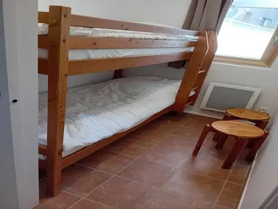 Un ou plusieurs lits dans un hébergement de l'établissement Apartment Termignon ski-in ski-out location